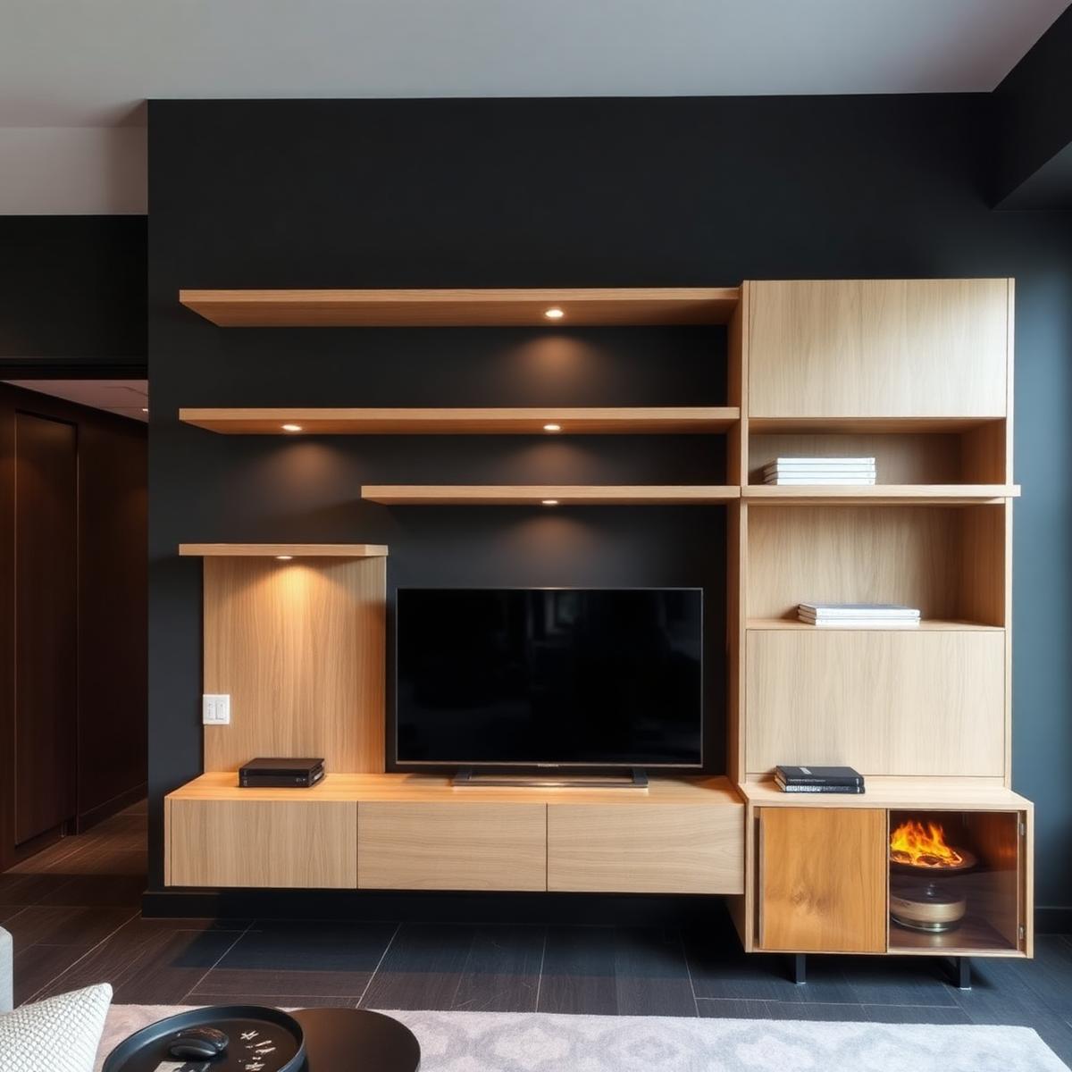 Built-in wall system installation